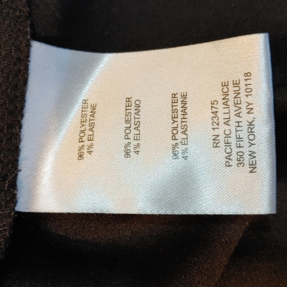 Ellen Tracy women's‎ stretch black Tops size medium - Picture 7 of 8